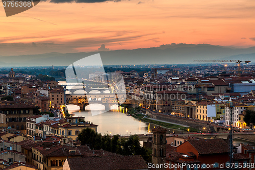 Image of The Ponte Vecchio in Florence