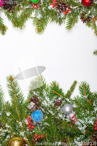 Image of Christmas background. Eve framework