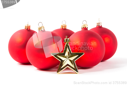 Image of Red christmas ball