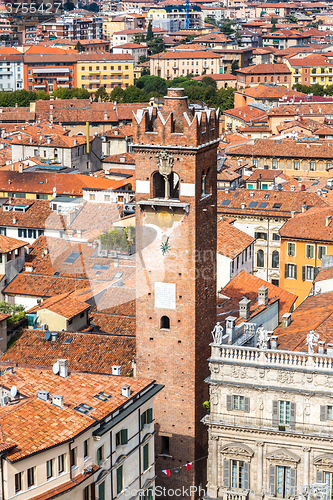 Image of Aerial view of Verona, Italy