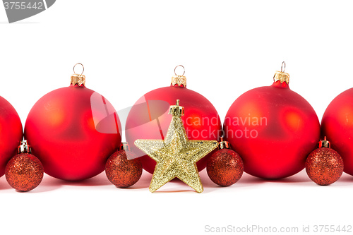 Image of Red christmas ball