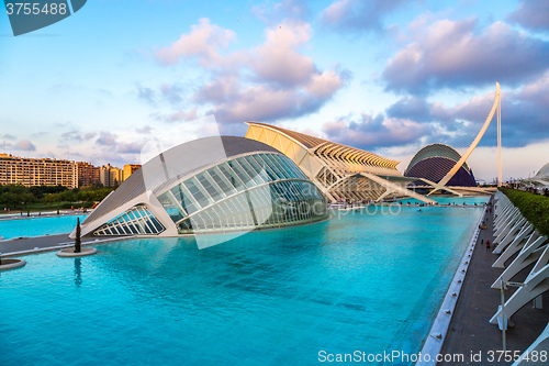 Image of City of arts and sciences  in Valencia, Spain