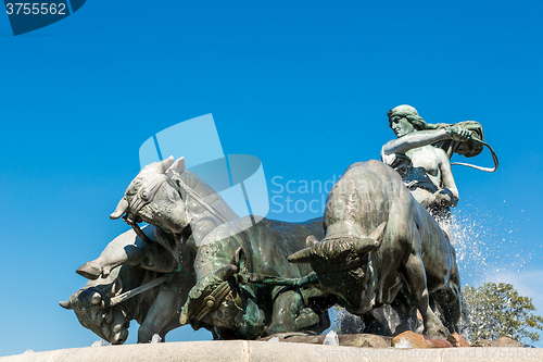 Image of The Gefion fountain in Copenhagen