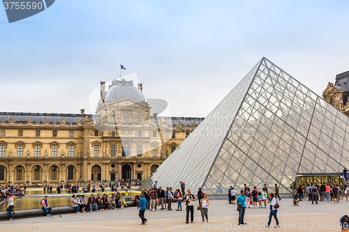 Image of The Louvre museum in Paris