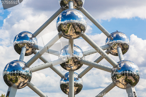Image of Atomium structure  in Brussels