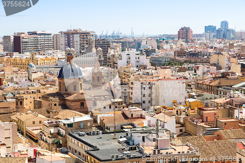 Image of Valencia aerial skyline