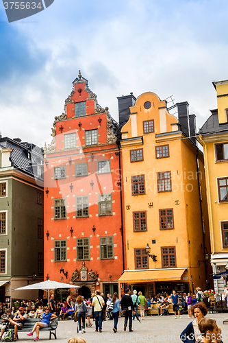 Image of Stortorget place in Gamla stan, Stockholm