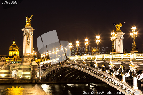 Image of Bridge of the Alexandre III in Paris