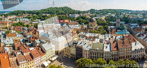 Image of Lviv bird\'s-eye view