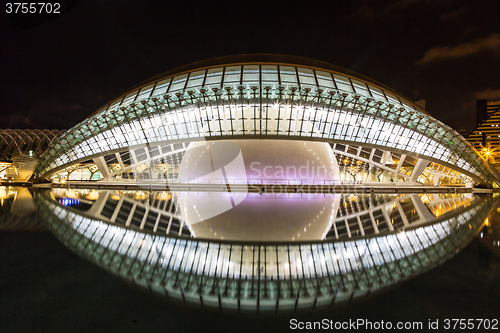 Image of City of arts and sciences  in Valencia, Spain