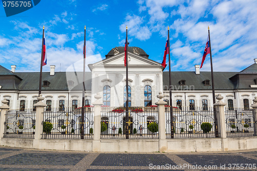 Image of Grassalkovichov palace in Bratislava