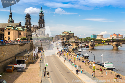 Image of Dresden in a beautiful summer day