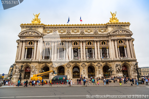 Image of Opera Garnier of Paris in France