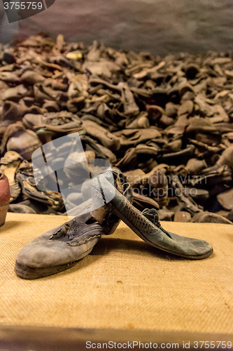 Image of Boots of victims in Auschwitz