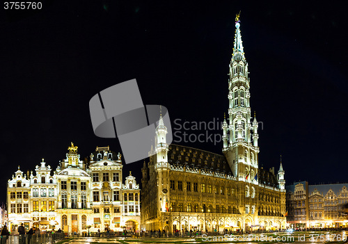 Image of Panorama of the Grand Place in Brussels