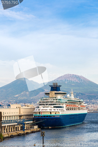 Image of Cruise ship in Naples, Italy