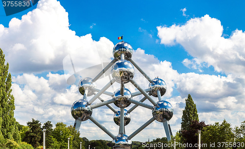 Image of Atomium structure  in Brussels