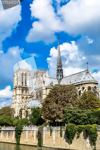 Image of Seine and Notre Dame de Paris