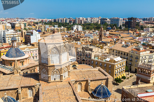 Image of Valencia aerial skyline