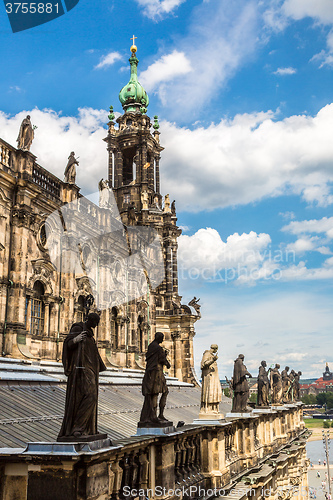 Image of The Kreuzkirche church in Dresden