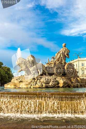 Image of Cibeles fountain in Madrid