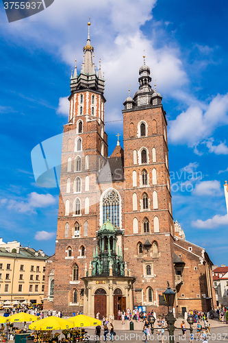 Image of St. Mary\'s Church in Krakow