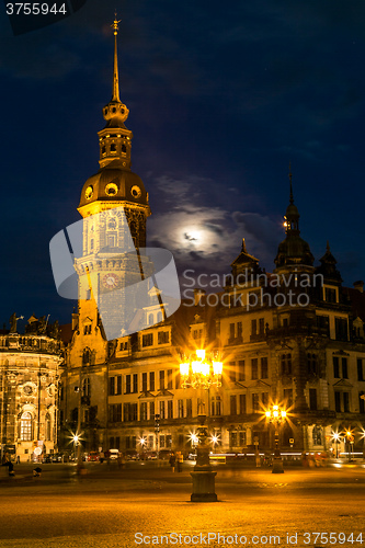 Image of Night view of Dresden