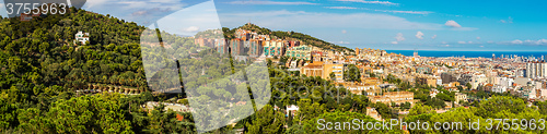 Image of Panoramic view of Barcelona