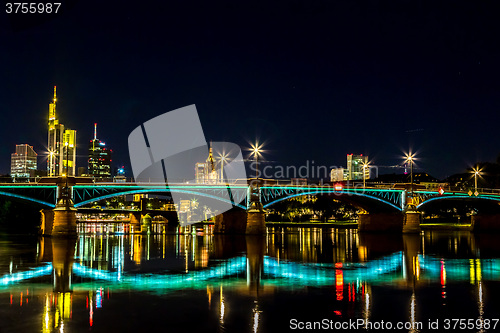 Image of Frankfurt am Main during sunset