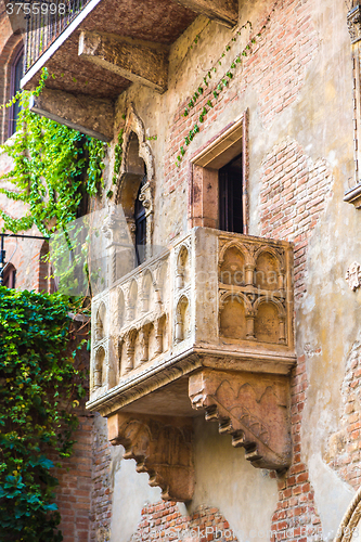 Image of Romeo and Juliet  balcony  in Verona