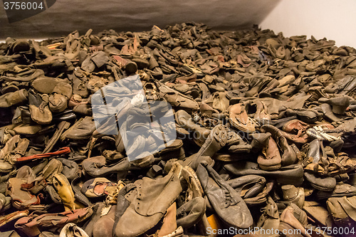 Image of Boots of victims in Auschwitz