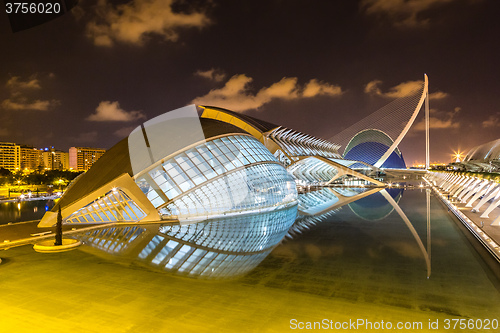 Image of City of arts and sciences  in Valencia, Spain