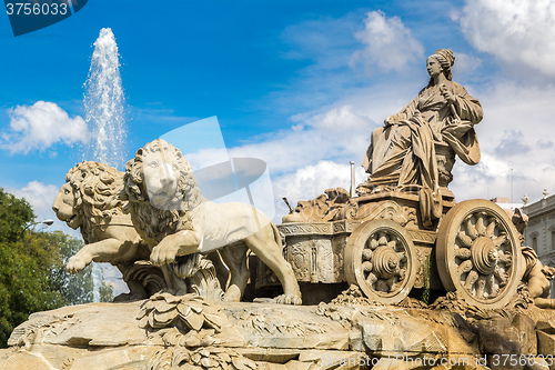 Image of Cibeles fountain in Madrid