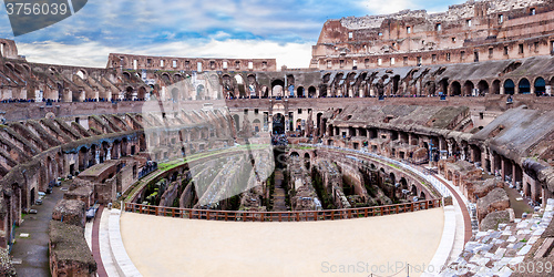 Image of The Iconic, the legendary Coliseum of Rome, Italy