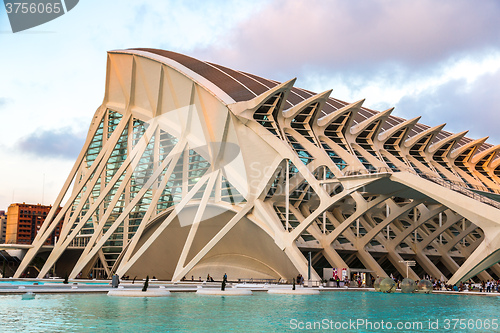 Image of City of arts and sciences  in Valencia, Spain