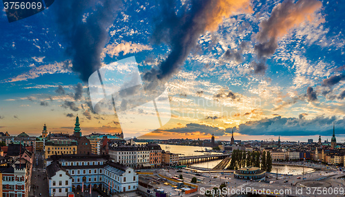 Image of Panorama of  Stockholm, Sweden