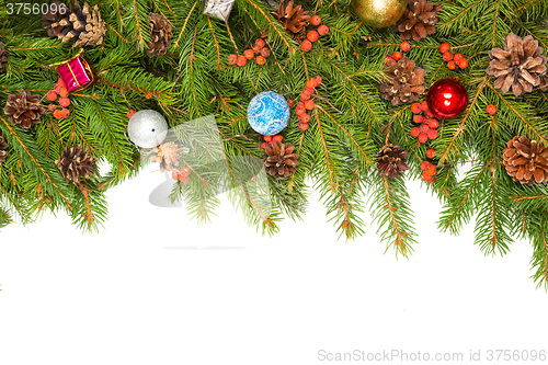 Image of Christmas background. Eve framework