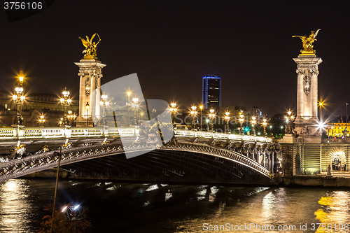Image of Bridge of the Alexandre III in Paris