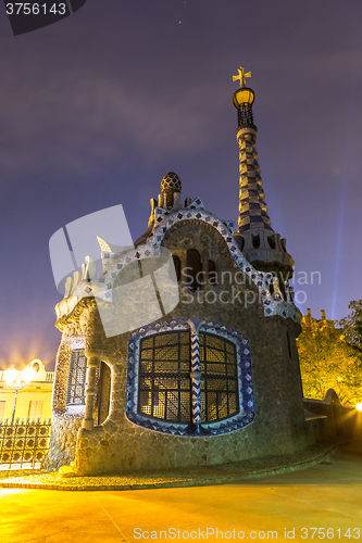 Image of Park Guell in Barcelona,