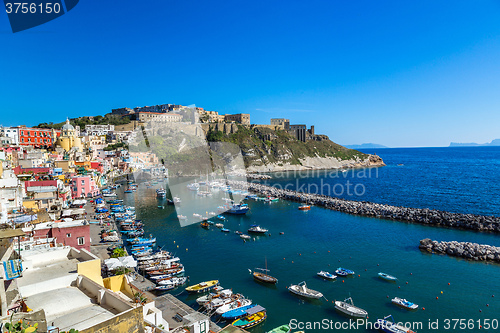 Image of Procida island in Italy