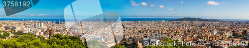 Image of Panoramic view of Barcelona