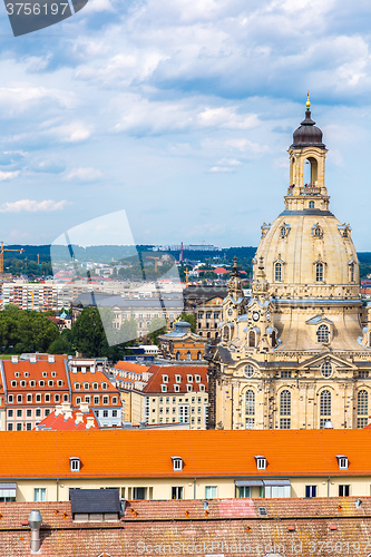 Image of Dresden and Frauenkirche church