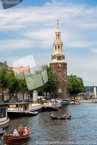 Image of Coin Tower (Munttoren) in Amsterdam