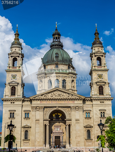 Image of St. Stephen\'s Basilica, the largest church in Budapest, Hungary