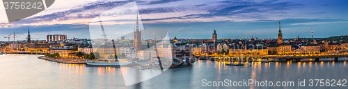 Image of Panorama of  Stockholm, Sweden