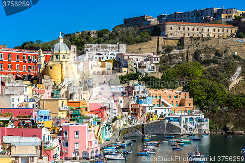 Image of Procida island in Italy