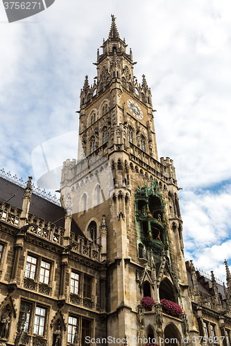 Image of Marienplatz town hall in Munich