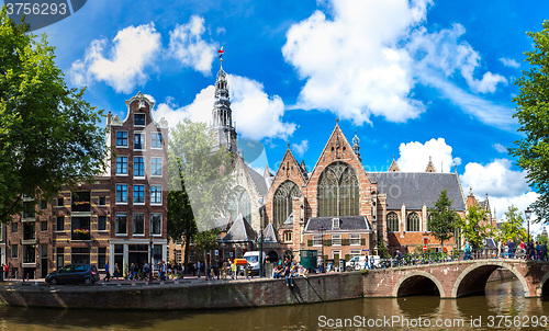 Image of Oude Kerk (Old Church) in Amsterdam