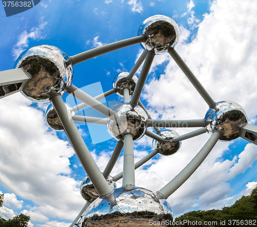 Image of Atomium structure  in Brussels