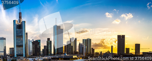 Image of Aerial view of Frankfurt